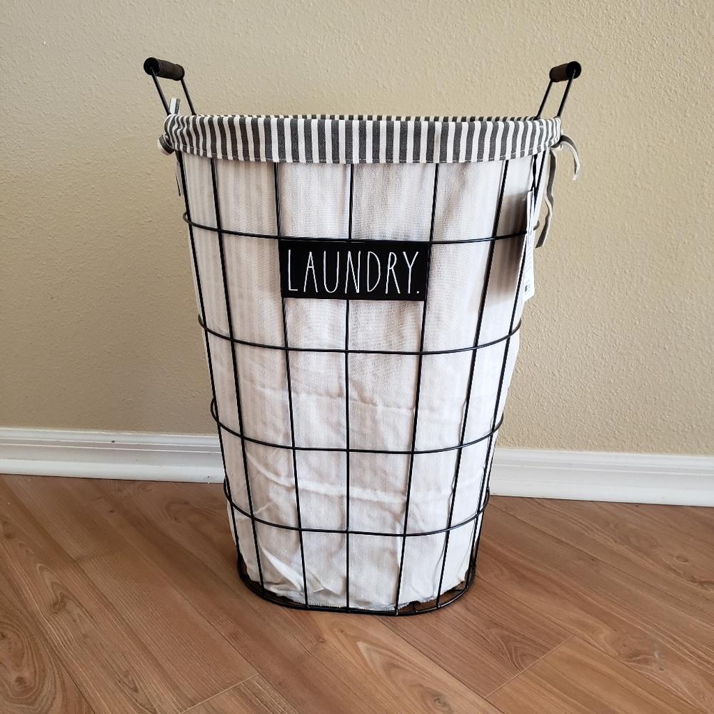 Rae Dunn LAUNDRY basket